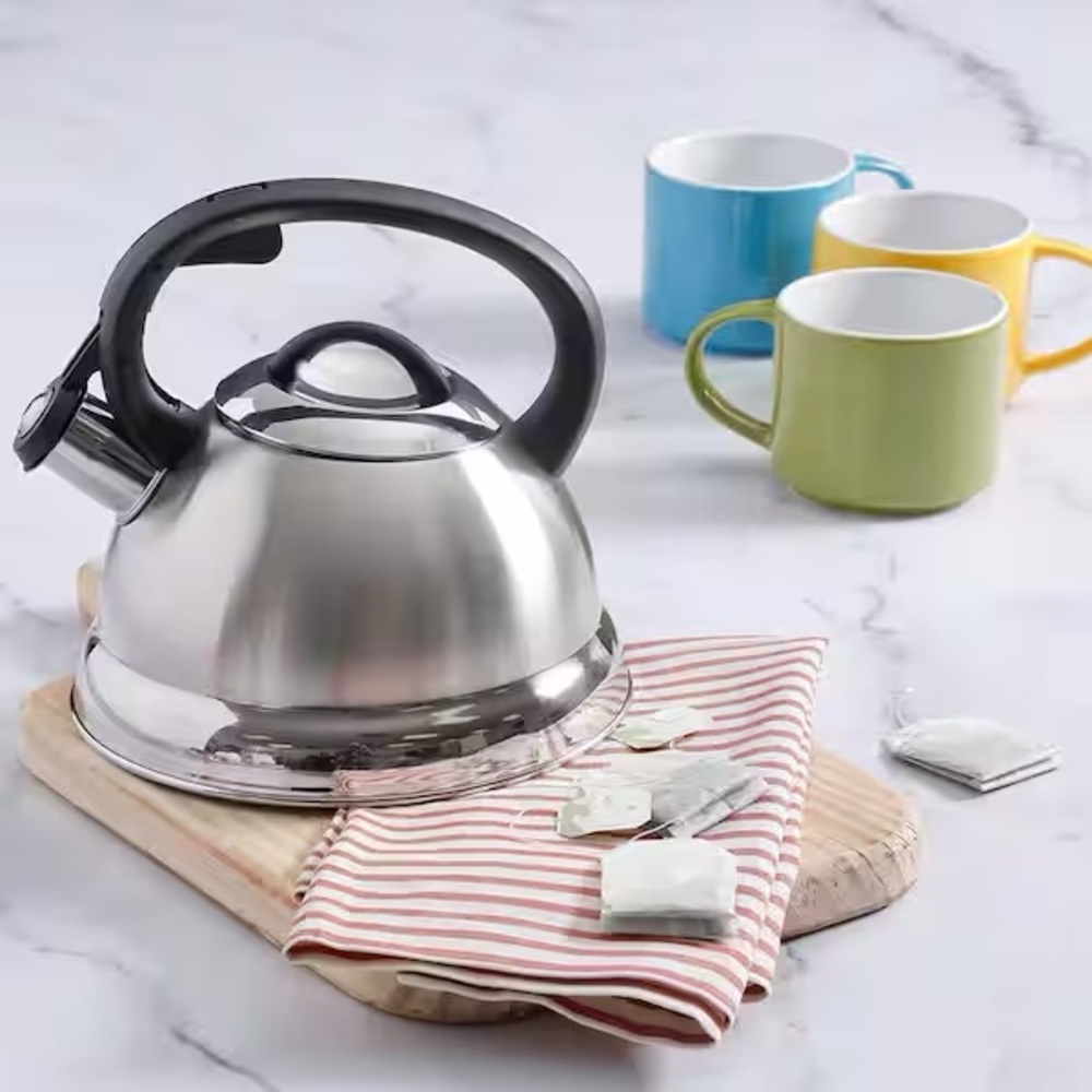 Flintshire 1.75 Qt. Stainless Steel Whistling Tea Kettle (Gift with Purchase)